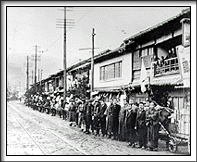 The first shipment from the head office in Moji (1917)