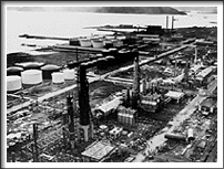 The Tokuyama Refinery under construction