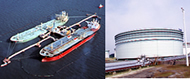 Sea berth/crude oil tank