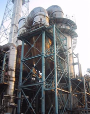 Flue gas desulfurization equipment that reduces SOx