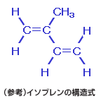 (Reference) Structural formula of isoprene