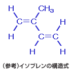 （参考）イソプレンの構造式