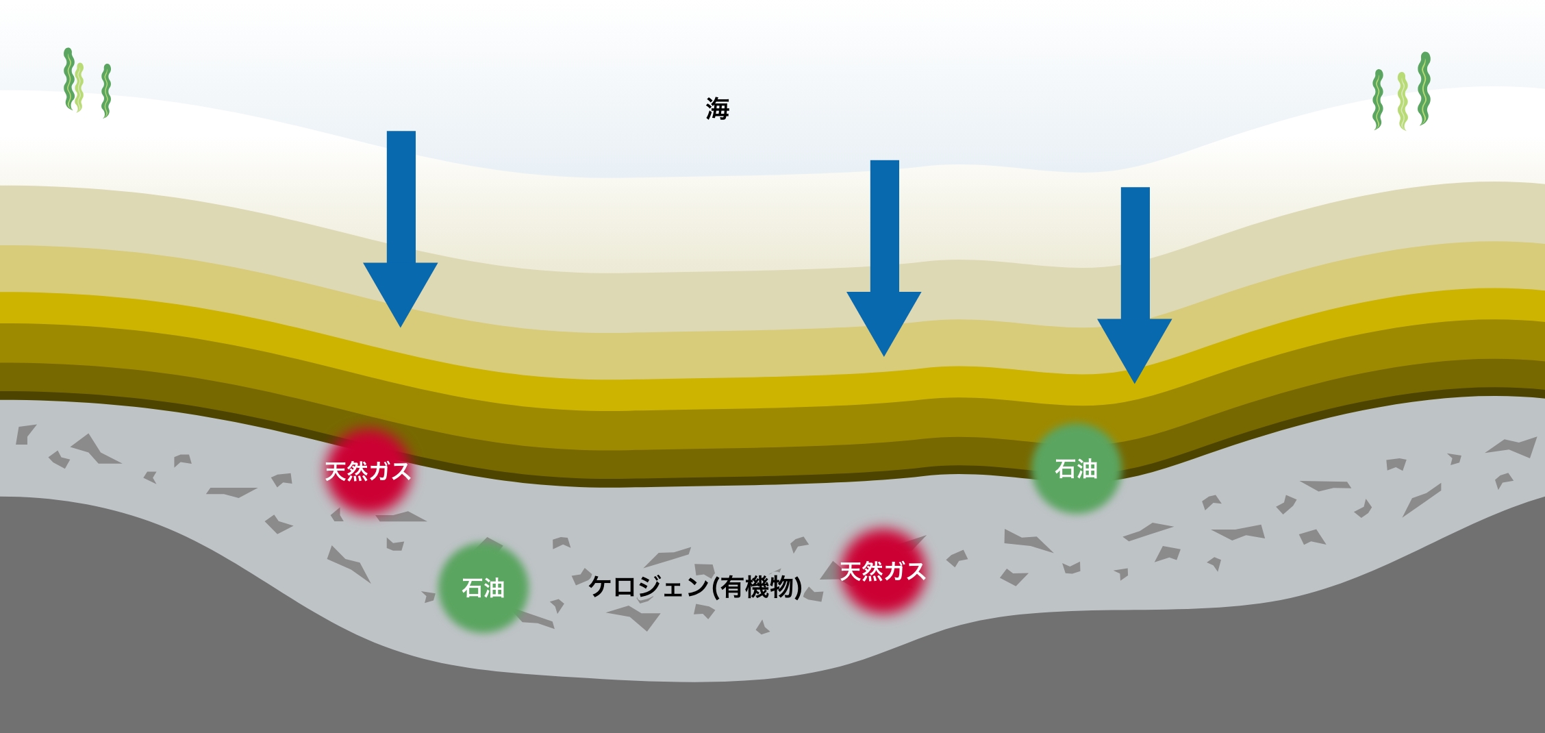 石油・天然ガスへの変化