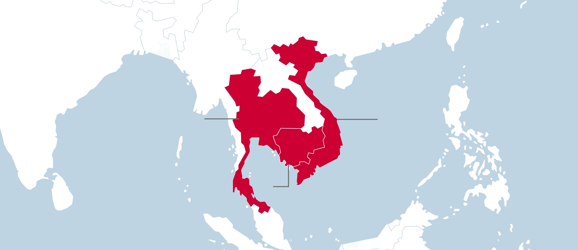 Southeast Asia (Vietnam, Thailand, Cambodia)