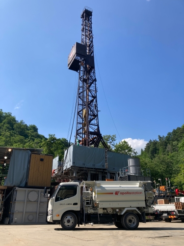 ICOF B5を使用した掘削機械