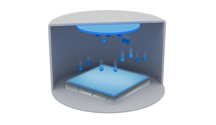 表面電極層の成膜