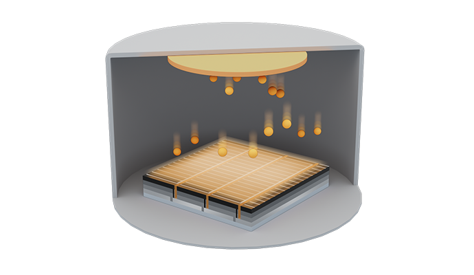 反射防止層の成膜