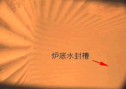 炉底部への灰の堆積状況を監視：（1）