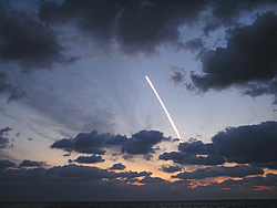 2005年2月26日種子島から発射されたH2Aロケット