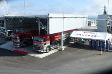 JETローリー出荷設備を増設し、県内のJET燃料供給体制を強化