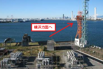 発電所からお客様へ送電します。