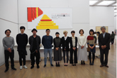 アーティストトーク参加受賞者と審査員集合写真