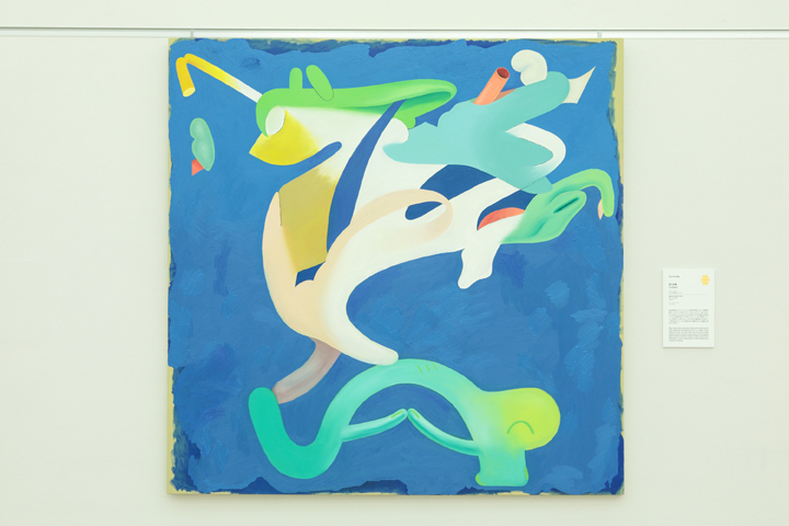 「untitled」油彩・キャンバス 162×162cm