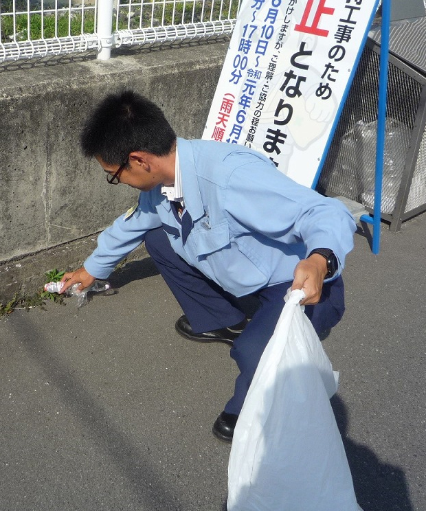 小さなゴミも回収