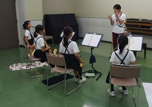 吹奏楽部員対象のクリニック
