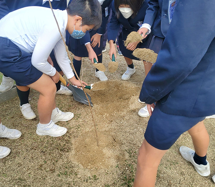 植樹式の様子