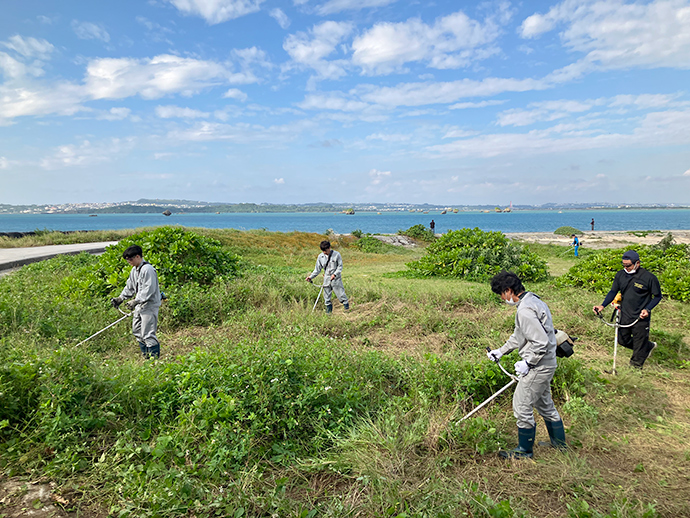 浜比嘉ビーチ 清掃活動（2022年12月11日）