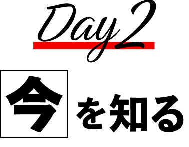 Day2 今を知る