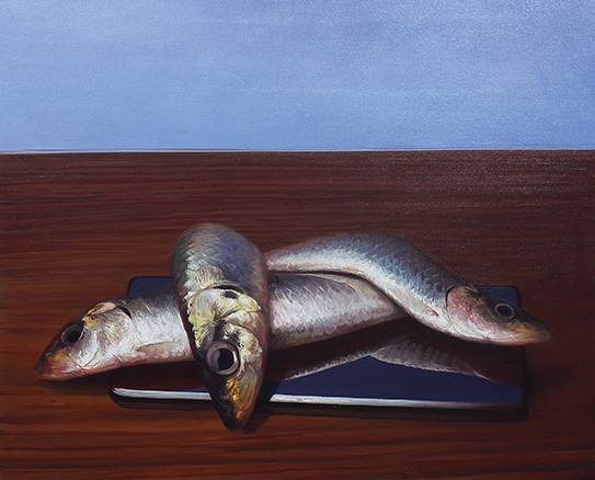 松井 文彌「鰯と電話」