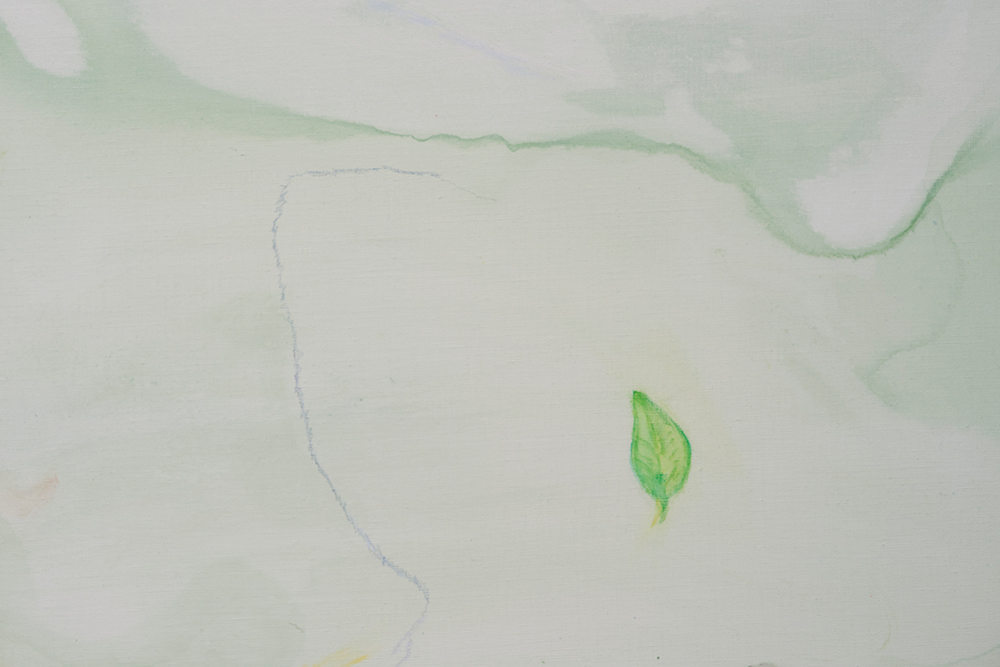 The part where you can clearly see that water is dripping