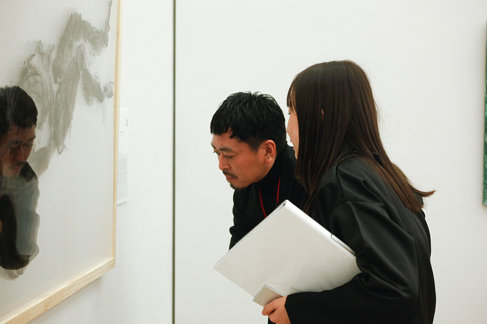 Scene from the review session