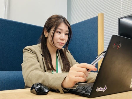 法人営業グループ　M.Aさん 写真1