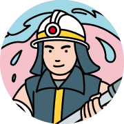 警防課のイラスト