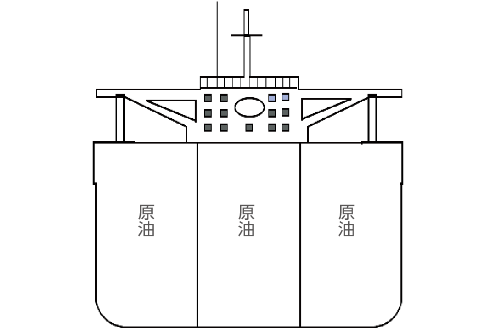 Single hull cross section