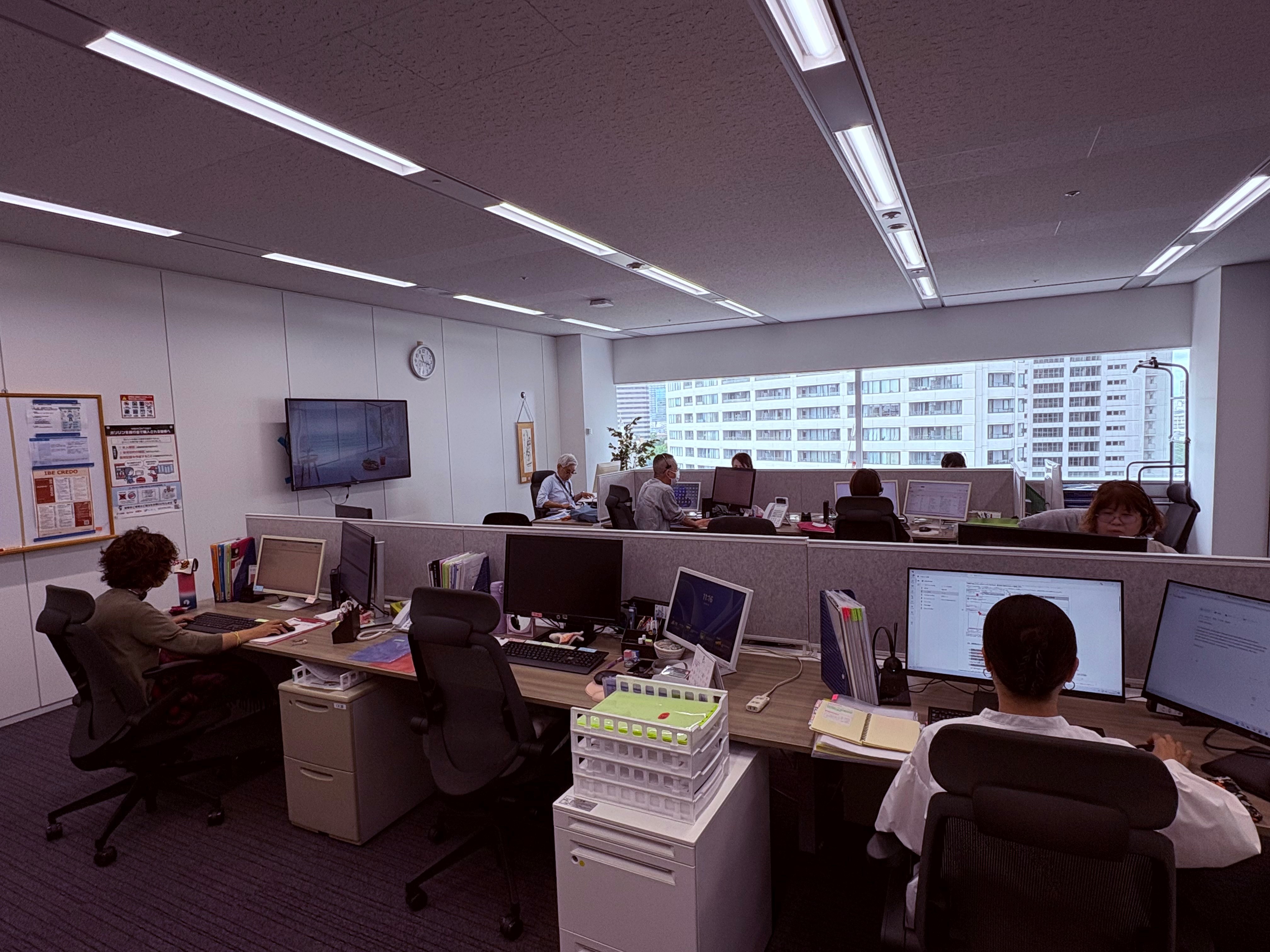 お客様センターの様子